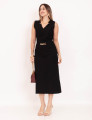 Vestido Dulce Midi Preto