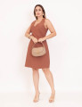 Vestido Helena Tubinho Marrom
