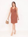 Vestido Helena Tubinho Marrom