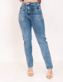 Calça Bolso Jeans Escuro