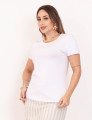 Blusa Gola Redonda Branco
