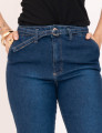 Calça Mom Jeans Escuro 