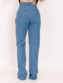 Calça Reta Jeans Claro 