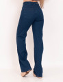Calça Wide Leg Jeans Escuro