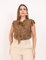 Blusa Visco Amarração Verde