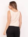 Blusa Alça Decote Bege
