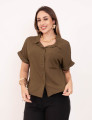 Camisa Cropped Duna Verde