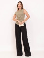 Blusa Viscolinho Alça Verde