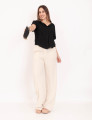 Camisa Cropped Visco  Preto