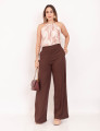  Blusa Cava Americana Abstrato Nude 