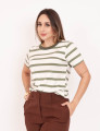 Blusa Listrada Verde
