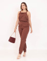 Conjunto Iris Drapeado Marrom