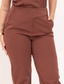 Conjunto Iris Drapeado Marrom