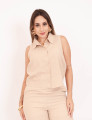 Blusa Ella Marant Bege