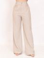 Pantalona Alfaiataria Pregas Areia