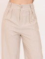 Pantalona Alfaiataria Pregas Areia