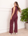 Blusa Lãzinha Botões Vinho