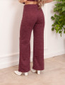 Calça Wid Leg Lanzinha Vinho