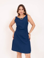 Vestido Nina Evasê Marinho
