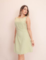 Vestido Nina Evasê Verde