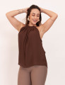 Blusa Cava Americana Marrom