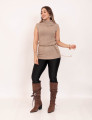 Mini Vest Tricot Castor