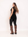 Mini Vest Tricot Preto