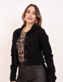 Jaqueta Sarja Botões Preto