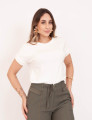 Blusa Pala Algodão Off