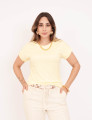 Blusa Pala Algodão Amarelo