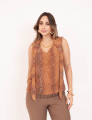 Blusa Bambi Faixa Marrom