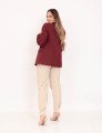 Blazer Alfaiataria Forrado Vinho