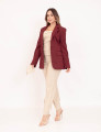Blazer Alfaiataria Forrado Vinho
