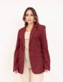 Blazer Alfaiataria Forrado Vinho