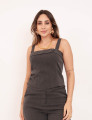  Cropped Lapela Chumbo