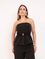 Blusa Luara Risca Preto