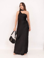 Vestido Veronica Cetim Preto
