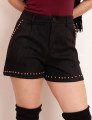Short Suede Preto