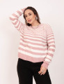 Tricot Mousse Listrado Rose