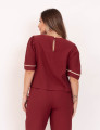 Blusa Marant Viés Vinho
