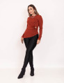 Blusa Elisa Fivela Ferrugem