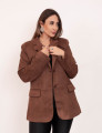 Blazer Suede Marrom