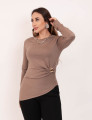 Blusa Elisa Fivela Castor