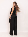Blusa Assimétrica Cetim Preto