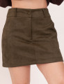 Short Saia Suede Verde