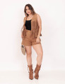 Short Suede Bege