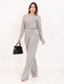 Conjunto Bia Moletinho Cinza
