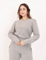 Conjunto Bia Moletinho Cinza
