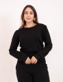 Conjunto Bia Moletinho Preto