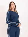 Conjunto Leticia Moletinho Marinho